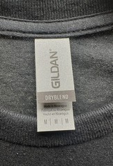 Gildan Dryblend Black Short Sleeve Crew Neck 100% Cotton T-Shirt Medium New