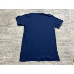Volkswagen T-Shirt Mens Small Navy Blue DriverGear Graphic Logo Racing Stripes
