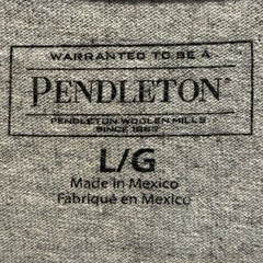Pendleton Rogue Ales Pilsner Graphic T-Shirt Mens Large Gray Short Sleeve PNW