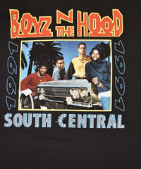 Hybrid Boyz N The Hood Mens South Central 1991 Movie Graphic Black Shirt New M,L