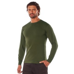 Rothco Long Sleeve T-Shirt Tactical Military Crew Tee Undershirt Army – New