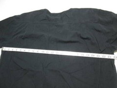 Carhartt Mens Size L V-Neck Shirt Black Pleated Chest Pocket Logo Print Casual