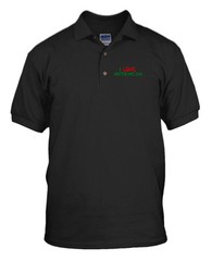 LACROSSE Embroidery Embroidered Unisex Adult Golf Polo Shirt