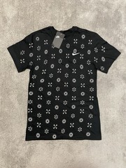 Nike Monogram 23 AOP T Shirt Mens Small Black White All Over Print NWT