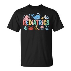 Summer Sea Animal Pediatrics Nurse Peds Rn Pediatrician T-Shirt
