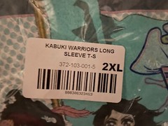KABUKI WARRIORS LONG SLEEVE SHIRT – OFFICIAL WWE MERCH -VARIOUS SIZES M L XL 2XL