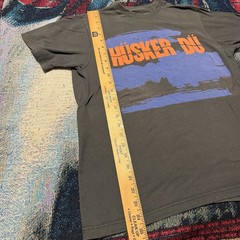 Y2K Husker Du Shirt Mens M Grey Zen Arcade Punk Rock Band Tee Concert Emo Grunge
