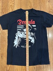 Riot Society Dracula Shirt Mens Medium M Black Pray For Me Universal Monsters