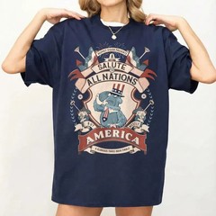 A Salute To All Nations But Mostly Muppets T-Shirt, Sam The Eagle tee