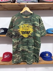 Vintage 90s United Mine Workers of America Camo T-Shirt Size XL Made In USA