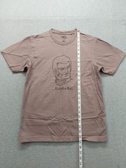 Uniqlo Gundam Men Shirt XS Brown Ramba Ral Print Crew Neck Sleeveless Casual Tee