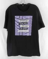 District Custom Sheetz Employee Adult XL Black T-Shirt Hope Joy Happiness Kidz