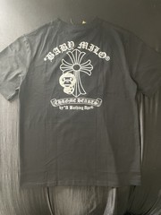 A Bathing Ape BAPE x Chrome Hearts Black Graphic Logo Tee Crew Neck L