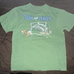 Old Navy Collectabilitees Tom & Jerry Green Graphic Print Boys XL (14/16)