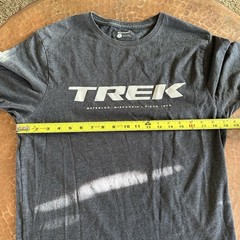 Trek Bicycles T Shirt Dark Dk. Grey Medium Med Waterloo Wisconsin 1976 Bontrager