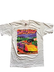 Vintage 1996 Carolina Bad Boyz Dirt Track Racing T Shirt Large NASCAR Racing