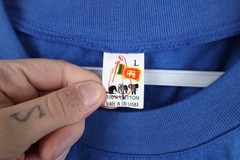 Vintage 90s Y2K Streetwear Mens Large Sri Lanka Elephant Short Sleeve T-Shirt