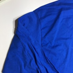Gildan Ultra Cotton T-Shirt Mesn 4XL Royal Blue Long Sleeve Basic Crew Neck NWOT