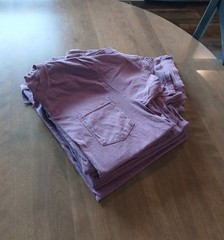 Comfort Colors Pocket T-Shirt in Berry – 9 SHIRTS – VARIOUS SIZES – S, M, L, XL