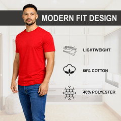 Men’s Casual Crew Neck T-Shirt Tee (S-3XL) Free Shipping
