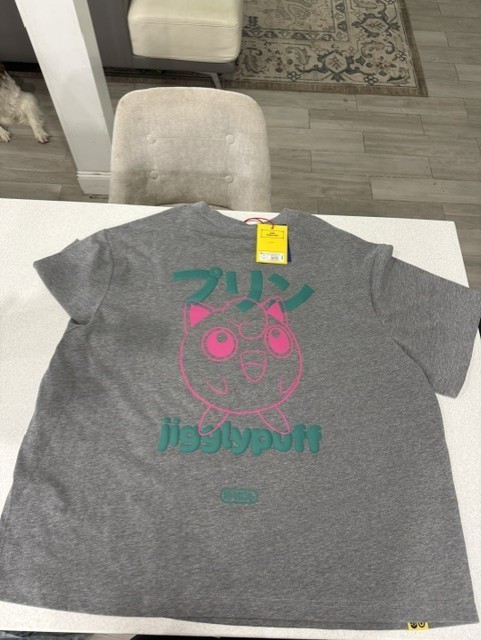 NWT Pokémon x Target Anniversary Adult Trainer Shirt Jigglypuff Size XL NEW