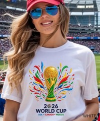 World Cup 2026 Soccer Fan Apparel Unisex T-shirt ‘Printed on Front and Back’