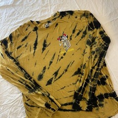 DK Bad Decisions Long Sleeve Black, Yellow Tshirt Men’s Size Large Mens Skater