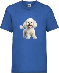Bichon Friese Dog White Pet Family Novelty T Shirt Various Colours And Sizes