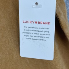 Lucky Brand T Shirt Mens XL Brown Live Fast Skeleton Snake Graphics Casual NWT
