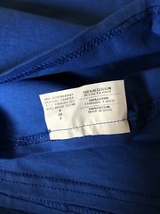 Bulk Lot Of 36 New Champion 100% Cotton T-Shirt T425 Royal Blue Tagless SMALL
