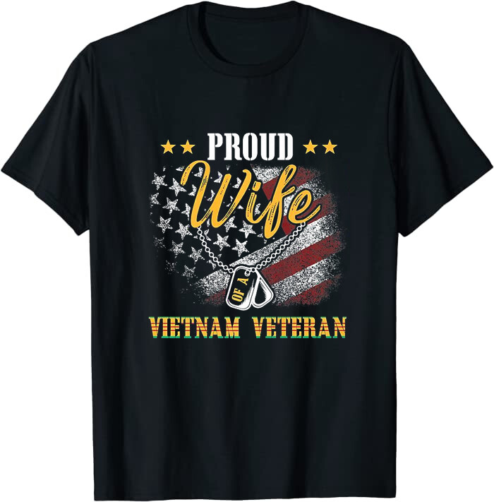 Proud Wife Of A Vietnam Veteran My Husband Is A Hero Classic T-Shirt