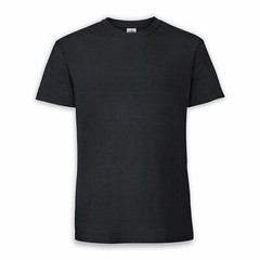 Clear Tshirt 100% Cotton Premium Ring Spun Fruit Of The Loom Mens Shirt S XXXL