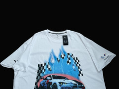 Puma X BMW MMS Vintage Racing M Motorsport T-Shirt White Men’s Size 2XL New $45