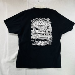Farmageddon Record Label Graphic Black T-Shirt XL F‘N’A BRO