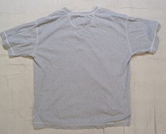 Levis Mens XL Gray Ribbed Henley Shirt Short Sleeve Authentic Jeanswear Cotton