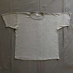 Vintage 1990s Russell Athletic Blank T Shirt Mens XL Gray Short Sleeve 90s USA