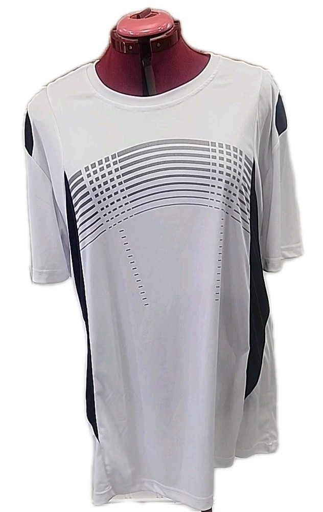 Men’s Quick-Dry Sport Running Performance Gym Workout Two Tone T-shirt 3XL [94]