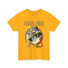 Metal Men T-Shirt DC Comics George Perez Art Silver Age Retro Vintage-Style Tee