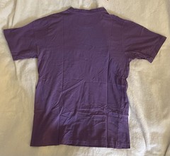 Stussy Vintage Purple Pocket T Shirt Sz M 100 % Authentic