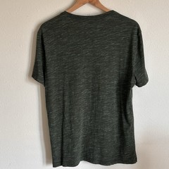 Banana Republic Soft Wash Men’s L Forest Green Heathered Henley T-Shirt