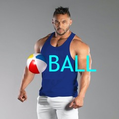 Ball Tank Top XL Gently worn Poly blend pinpoint mesh no fabric tag 21.5″ armpit
