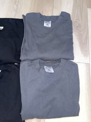 Shaka Wear Shirts Mens M Black Heavyweight SuperMAX Crewneck Short Sleeve Blank