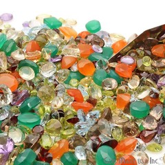 100+ Carats Loose Mixed Gems Wholesale Lot. Natural Faceted Semi Precious Gemsto