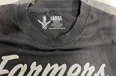FMHI Farmers Market Stay Hungry Hawaii HI LV Black T Shirt Akua – Large L