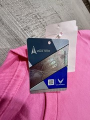 United States Space Force USSF “ALWAYS ABOVE” Pink T-Shirt -Size M / Medium NWT