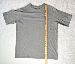 Patagonia Mens Responsibili-tee Tshirt Sze L Grey Regular Fit Blended Fabric EUC