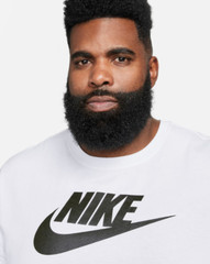 Nike Sportswear Icon Futura Logo Tee Mens Tee Shirt White Multi Size Casual Top