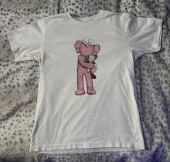 Uniqlo UT KAWS BFF Men’s Graphic Print Crew Neck Short Sleeve T-Shirt White L