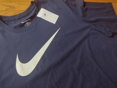 NWT, Nike Sportswear Men’s Swoosh 100% Cotton T-Shirt, Size 2XLT # DC5094-410