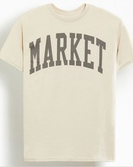 MARKET Arc Logo T-Shirt in Sand